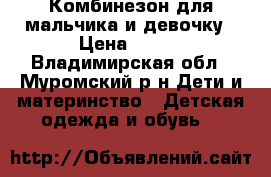 Комбинезон для мальчика и девочку › Цена ­ 400 - Владимирская обл., Муромский р-н Дети и материнство » Детская одежда и обувь   